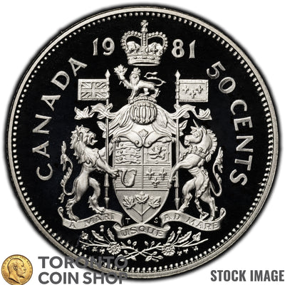 Canada 1981 50 Cents Coin - Proof Strike