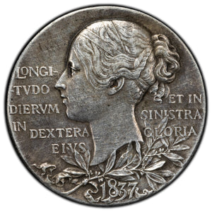 Great Britain 1897 Diamond Jubilee Silver Medallion - 25.75mm
