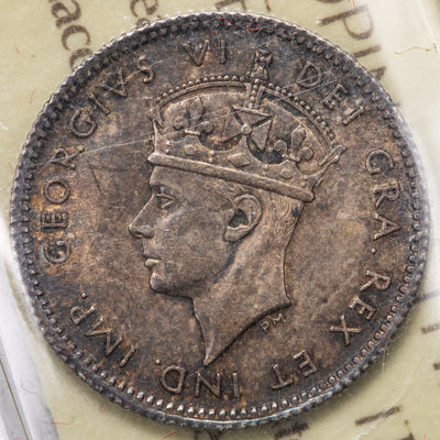 Newfoundland 1940c 5 Cents Silver Coin - ICCS MS-62