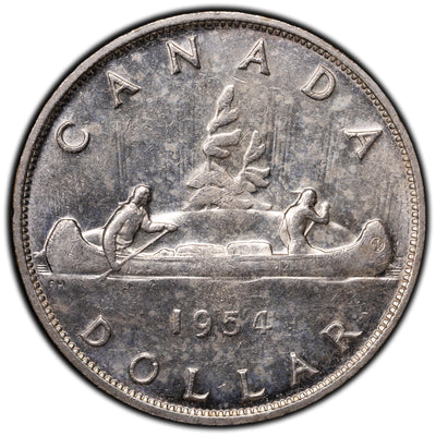 SOLD Canada 1954 $1 Silver Dollar Coin
