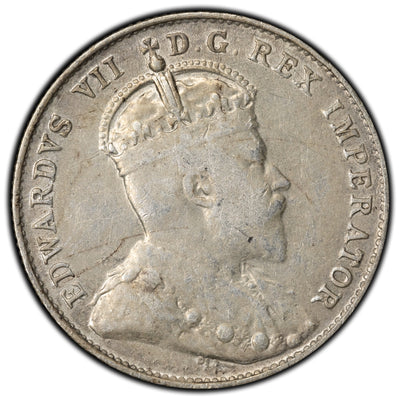 Canada 1903-H 10 Cents Dime Silver Coin