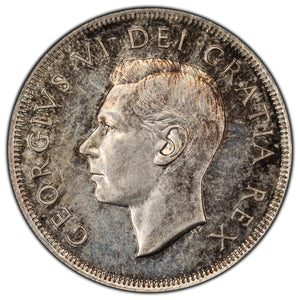 SOLD Canada 1949 $1 Silver Dollar Coin - Matthew Ship - AU
