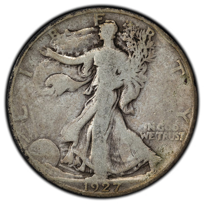 United States 1927-S 50 Cents Walking Liberty Half Dollar Silver Coin