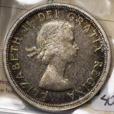 SOLD Canada 1954 $1 Silver Dollar Coin - ICCS PL-66 Cameo