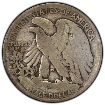 United States 1927-S 50 Cents Walking Liberty Half Dollar Silver Coin