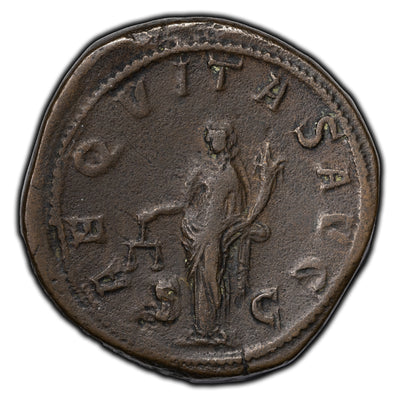 SOLD Ancient Roman Gordian III Sestertius AE Copper Coin RICIV #286a