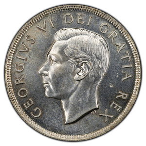 SOLD Canada 1949 $1 Silver Dollar Coin - Matthew Ship - Choice UNC