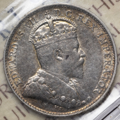SOLD Canada 1903-H Small H 5 Cents Silver Coin - VF-30