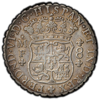 SOLD Mexico 1751 Mo-MF 8 Reales Silver Coin KM #104.1 - Nice Original Patina