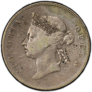 SOLD Hong Kong 1894 50 Cents Half Dollar Silver Coin