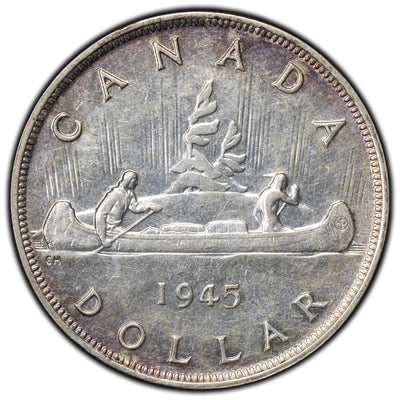 SOLD Canada 1945 $1 Dollar Silver Coin