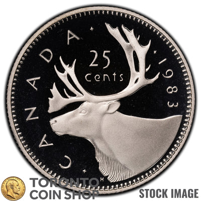 Canada 1983 25 Cents Coin - Proof Strike