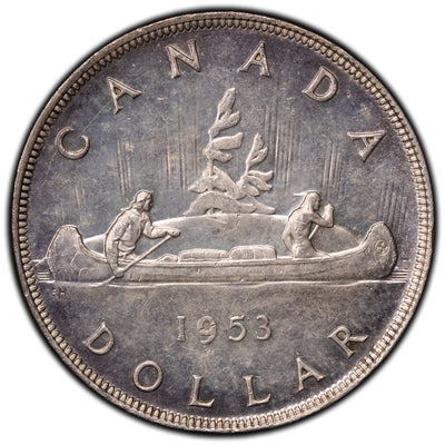 SOLD Canada 1953 NSF $1 Silver Dollar Coin