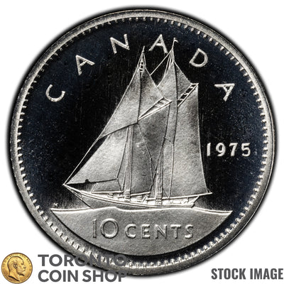 Canada 1975 10 Cents Coin - Specimen Strike
