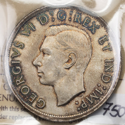 SOLD Canada 1938 $1 Silver Dollar Coin - ICCS MS-64 Original Patina
