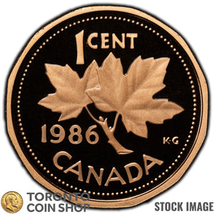 Canada 1986 1 Cent Coin - Proof Strike