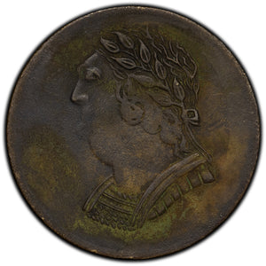 SOLD Lower Canada 1820 1/2 Half Penny Bust & Harp Token LC-60E2