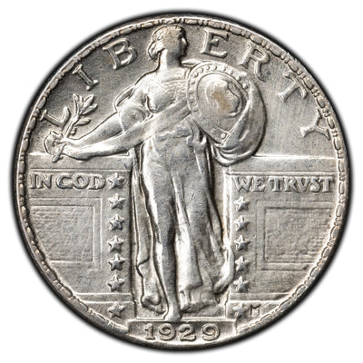 SOLD United States 1929 25 Cents Standing Liberty Quarter Silver Coin