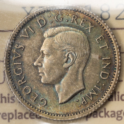 SOLD Canada 1939 10 Cents Dime Silver Coin - ICCS MS-63