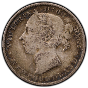 SOLD Newfoundland 1900 20 Cents Silver Coin