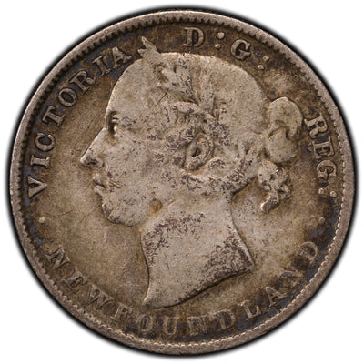 SOLD Newfoundland 1900 20 Cents Silver Coin