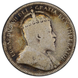 SOLD Canada 1907 25 Cents Quarter Silver Coin