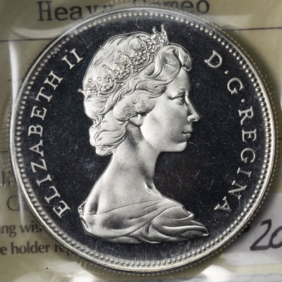SOLD Canada 1967 $1 Silver Dollar Coin - ICCS SP-67 Heavy Cameo