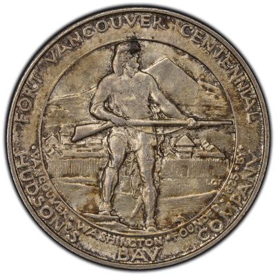 SOLD United States 1925 Fort Vancouver 50 Cents Half Dollar Commemorative Silver Coin