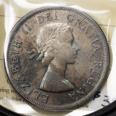 SOLD Canada 1957 $1 Silver Dollar Coin - ICCS MS-63