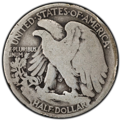 United States 1919-D 50 Cents Walking Liberty Half Dollar Silver Coin