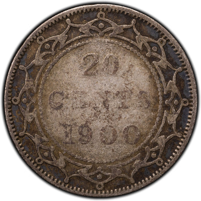SOLD Newfoundland 1900 20 Cents Silver Coin