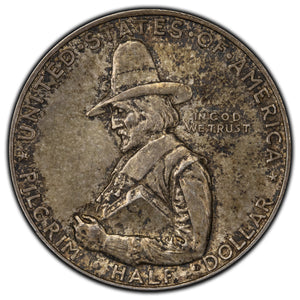 SOLD United States 1920 Pilgrim 50 Cents Half Dollar Commemorative Silver Coin