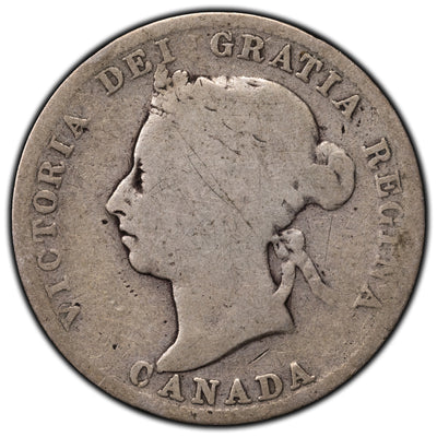 SOLD Canada 1899 25 Cents Quarter Silver Coin