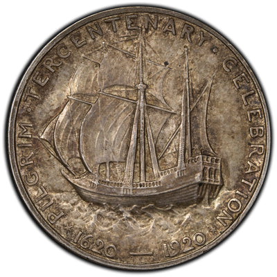 SOLD United States 1920 Pilgrim 50 Cents Half Dollar Commemorative Silver Coin