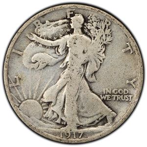 SOLD United States 1917 50 Cents Walking Liberty Half Dollar Silver Coin