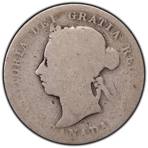 SOLD Canada 1901 25 Cents Quarter Silver Coin