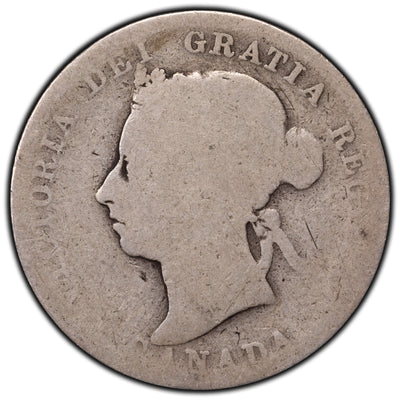SOLD Canada 1901 25 Cents Quarter Silver Coin