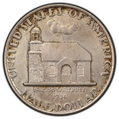 SOLD United States 1936 Delaware 50 Cents Half Dollar Commemorative Silver Coin