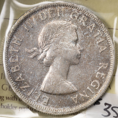 SOLD Canada 1959 $1 Silver Dollar Coin - ICCS MS-63