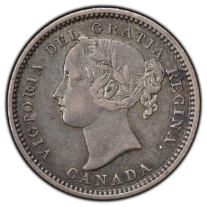 SOLD Canada 1871 10 Cents Dime Silver Coin