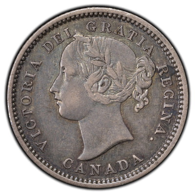 SOLD Canada 1871 10 Cents Dime Silver Coin