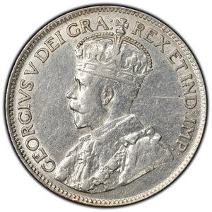 SOLD Canada 1919 25 Cents Quarter Silver Coin