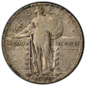 SOLD United States 1929-S 25 Cents Standing Liberty Quarter Silver Coin