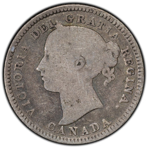 SOLD Canada 1883-H 10 Cents Dime Silver Coin