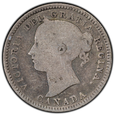 SOLD Canada 1883-H 10 Cents Dime Silver Coin