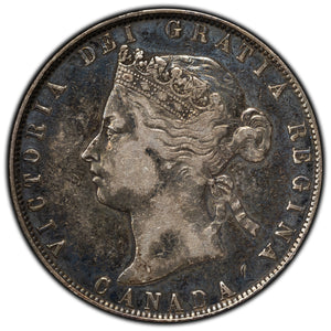 SOLD Canada 1870 LCW 50 Cents Half Dollar Silver Coin