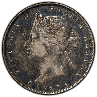 SOLD Canada 1870 LCW 50 Cents Half Dollar Silver Coin