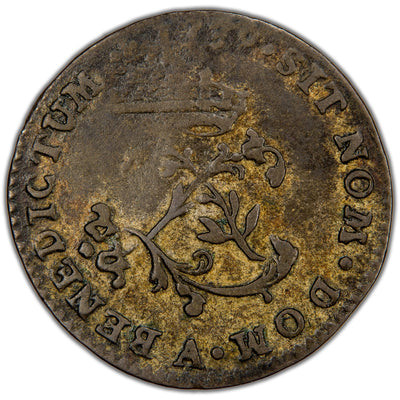 French Colonies 1739-A Paris Mint Sou Marque Coin