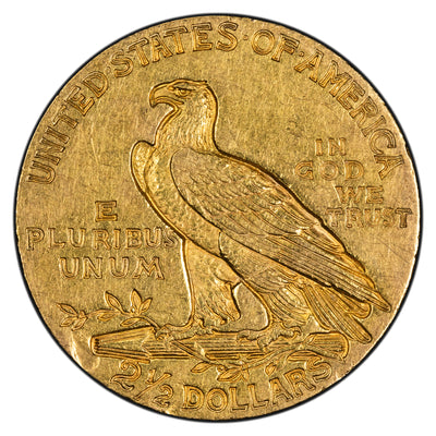SOLD United States 1911  $2 1/2 Quarter Eagle Gold Coin - Edge Damage