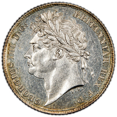 Great Britain 1824 George IIII 6d Sixpence Silver Coin SCBC 3814 2.84g